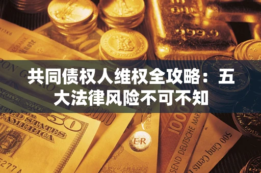 武汉共同债权人维权全攻略：五大法律风险不可不知