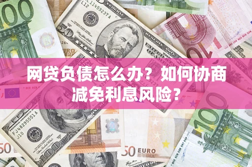 武汉网贷负债怎么办？如何协商减免利息风险？