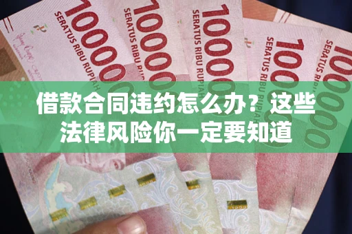 武汉借款合同违约怎么办？这些法律风险你一定要知道