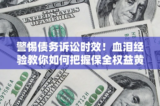武汉警惕债务诉讼时效！血泪经验教你如何把握保全权益黄金期