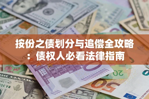 武汉按份之债划分与追偿全攻略：债权人必看法律指南