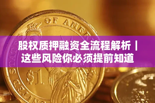 武汉股权质押融资全流程解析｜这些风险你必须提前知道