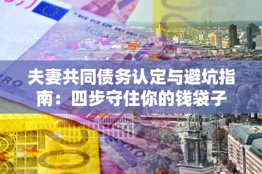 武汉夫妻共同债务认定与避坑指南：四步守住你的钱袋子