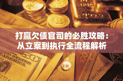 武汉打赢欠债官司的必胜攻略：从立案到执行全流程解析
