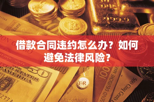 武汉借款合同违约怎么办？如何避免法律风险？