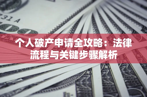 武汉个人破产申请全攻略：法律流程与关键步骤解析