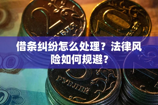武汉借条纠纷怎么处理？法律风险如何规避？