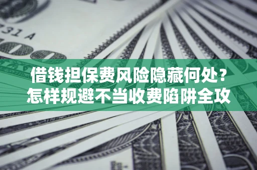 武汉借钱担保费风险隐藏何处？怎样规避不当收费陷阱全攻略！