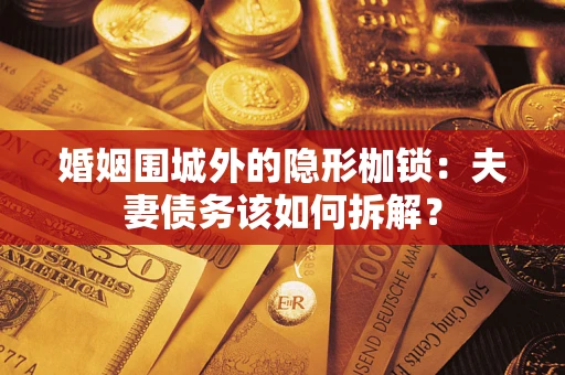 武汉婚姻围城外的隐形枷锁：夫妻债务该如何拆解？