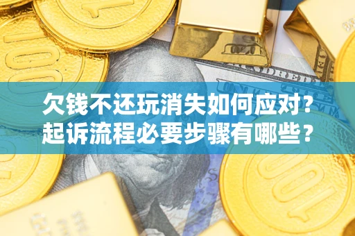 武汉欠钱不还玩消失如何应对？起诉流程必要步骤有哪些？