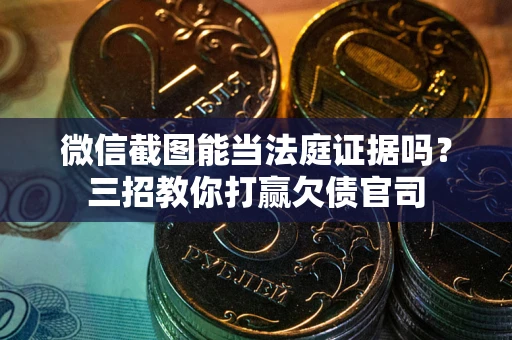 武汉微信截图能当法庭证据吗？三招教你打赢欠债官司
